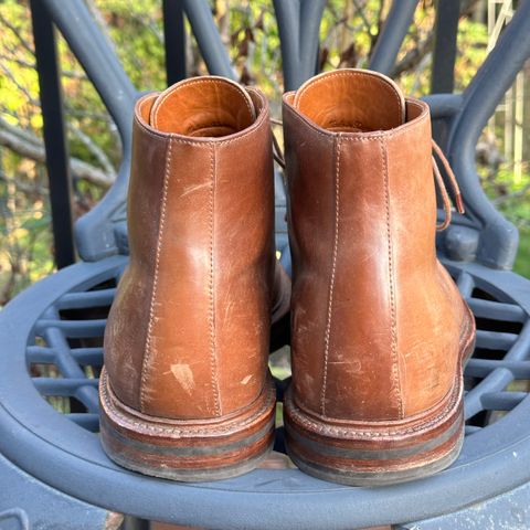 Grant Stone Edward Boot in Horween Honey Glazed Shell Cordovan