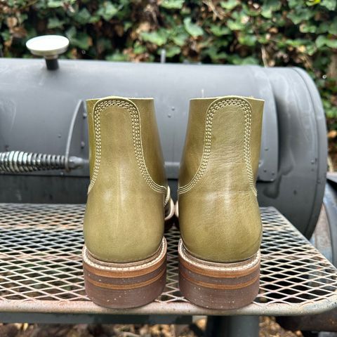 John Lofgren M-43 Service Shoes in Shinki Olive Shrunken Horsebutt