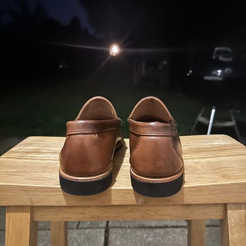 Rancourt & Co. Blue Isle Venetian in Horween Whisky Shell Cordovan