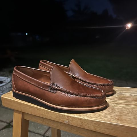Rancourt & Co. Blue Isle Venetian in Horween Whisky Shell Cordovan