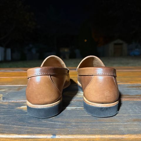 Rancourt & Co. Blue Isle Venetian in Horween Whisky Shell Cordovan