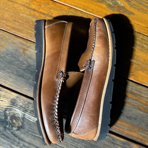 Rancourt & Co. Blue Isle Venetian in Horween Whisky Shell Cordovan