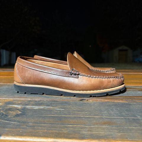 Rancourt & Co. Blue Isle Venetian in Horween Whisky Shell Cordovan