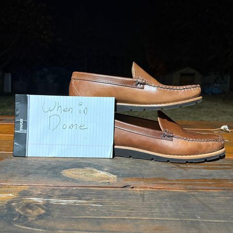 Rancourt & Co. Blue Isle Venetian in Horween Whisky Shell Cordovan