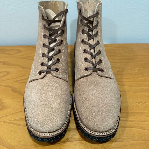 Clinch Yeager Boots in Wickett & Craig Natural Latigo Roughout