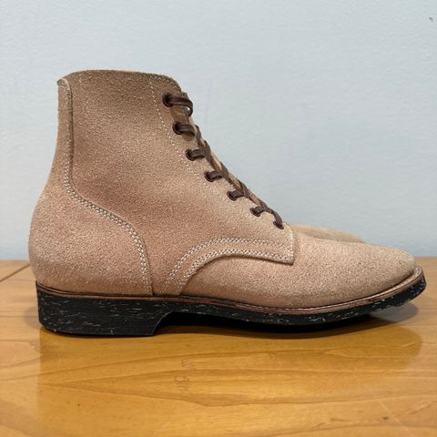 Clinch Yeager Boots in Wickett & Craig Natural Latigo Roughout