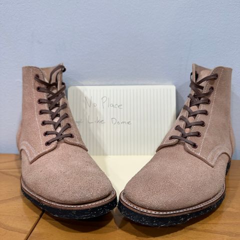 Clinch Yeager Boots in Wickett & Craig Natural Latigo Roughout