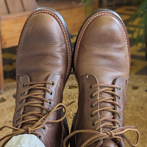Dayton Boots Service Boot in Brown Chrome