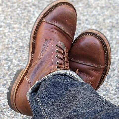 Bordon Tukano Boots in Wickett & Craig Tan Oiled Latigo