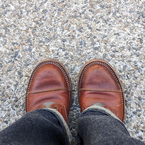 Bordon Tukano Boots in Wickett & Craig Tan Oiled Latigo