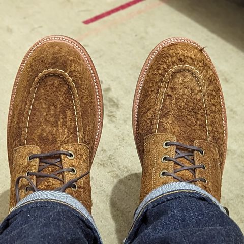 Grant Stone Brass Boot in C.F. Stead Bronze Rough Mohawk