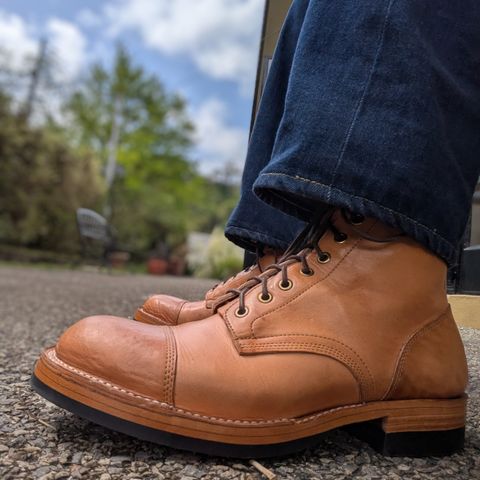 Bordon Tukano Boots in Wickett & Craig Russet Traditional Harness
