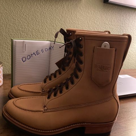 Willie's Handmade Boots Hunting Boot in Horween Natural Latigo