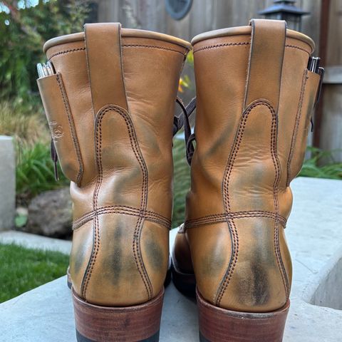Willie's Handmade Boots Hunting Boot in Horween Natural Latigo