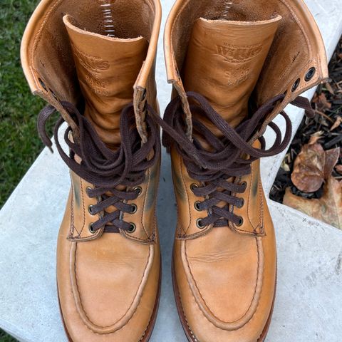 Willie's Handmade Boots Hunting Boot in Horween Natural Latigo