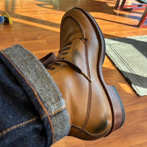 Willie's Handmade Boots Hunting Boot in Horween Natural Latigo