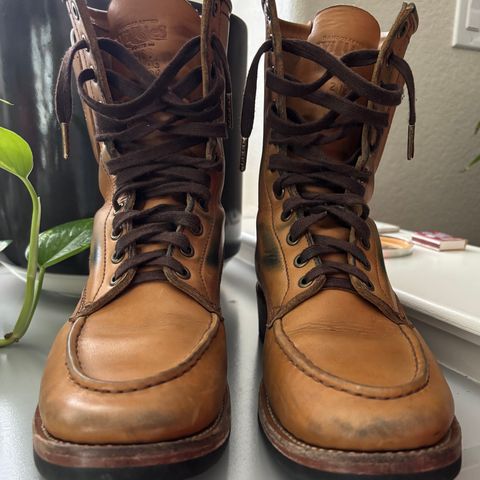 Willie's Handmade Boots Hunting Boot in Horween Natural Latigo