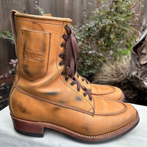 Willie's Handmade Boots Hunting Boot in Horween Natural Latigo