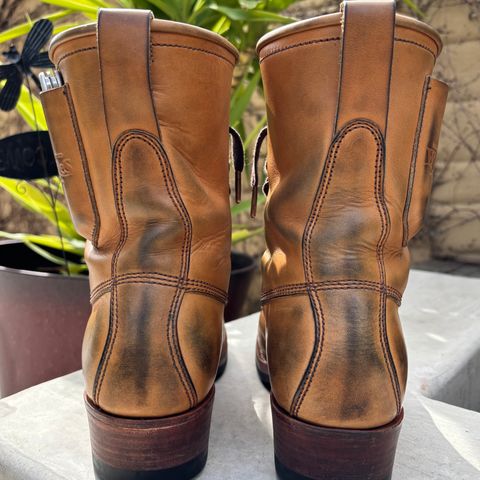 Willie's Handmade Boots Hunting Boot in Horween Natural Latigo