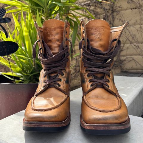 Willie's Handmade Boots Hunting Boot in Horween Natural Latigo
