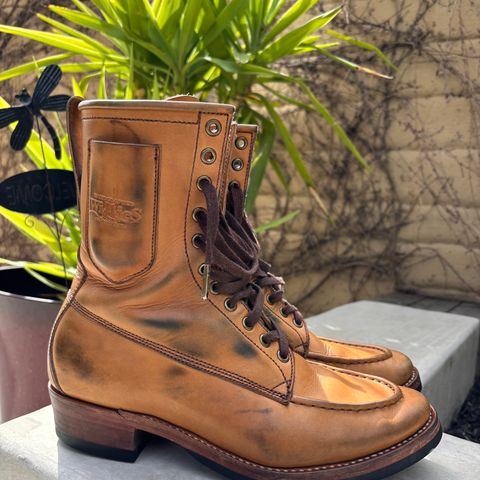 Willie's Handmade Boots Hunting Boot in Horween Natural Latigo