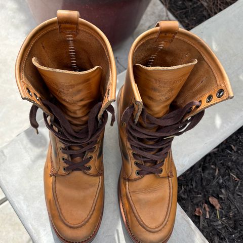 Willie's Handmade Boots Hunting Boot in Horween Natural Latigo