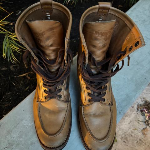 Willie's Handmade Boots Hunting Boot in Horween Natural Latigo