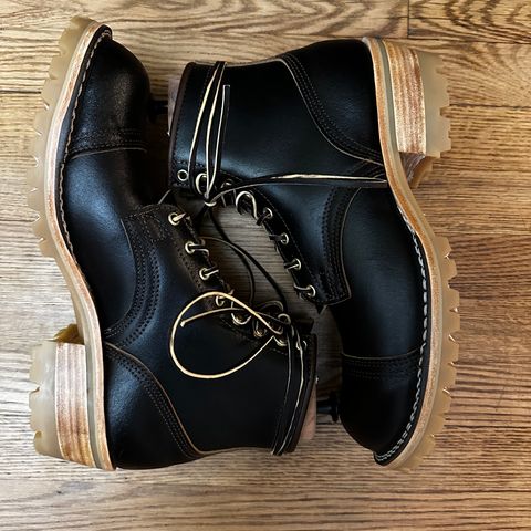Nicks Lace Up Heritage in Horween Brown Waxed Flesh