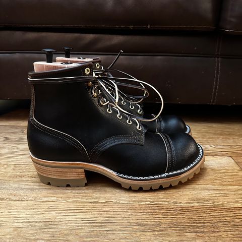 Nicks Lace Up Heritage in Horween Brown Waxed Flesh