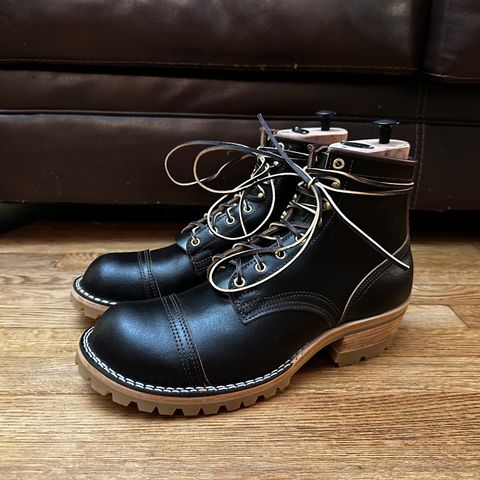 Nicks Lace Up Heritage in Horween Brown Waxed Flesh