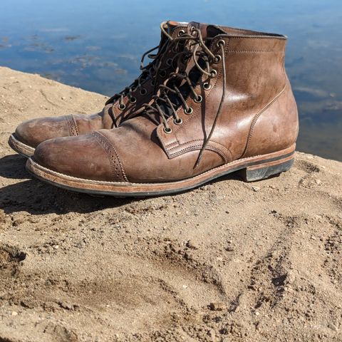 View photo of Viberg Service Boot BCT in Maryam 1071 Horsebutt