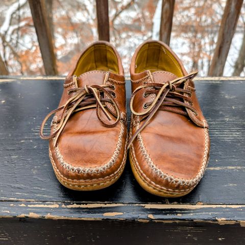 Quoddy Grizzly Moc in Maryam Fango Horsebutt