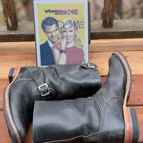 Wesco Mister Lou in Maryam Petrolio Waxed Black Horsehide