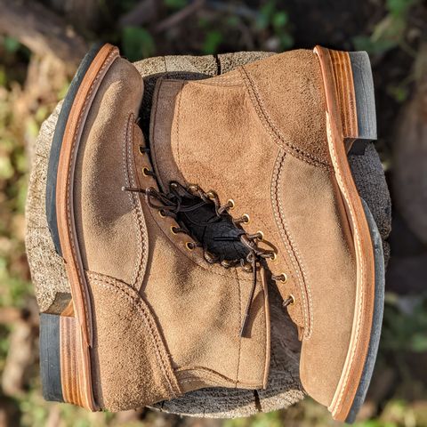 John Lofgren Donkey Puncher Boots in Horween Natural Chromexcel Roughout