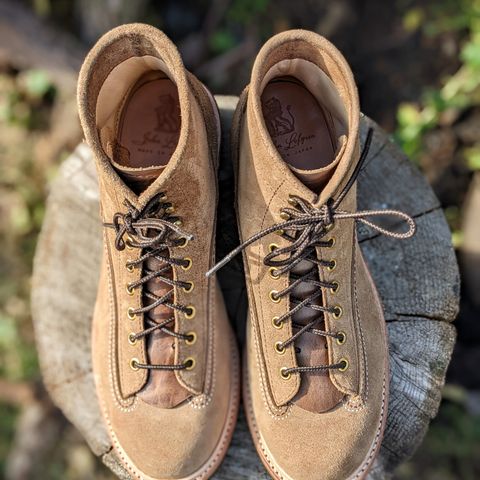 John Lofgren Donkey Puncher Boots in Horween Natural Chromexcel Roughout