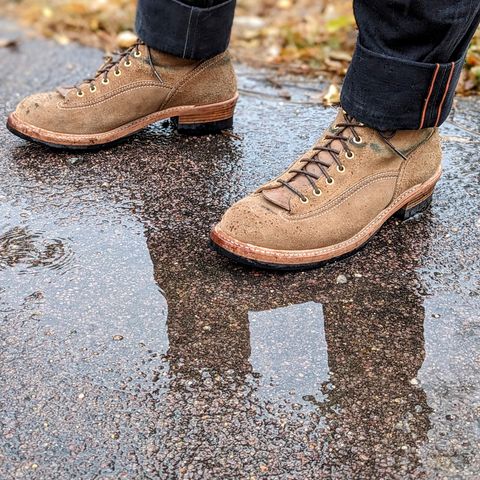 John Lofgren Donkey Puncher Boots in Horween Natural Chromexcel Roughout