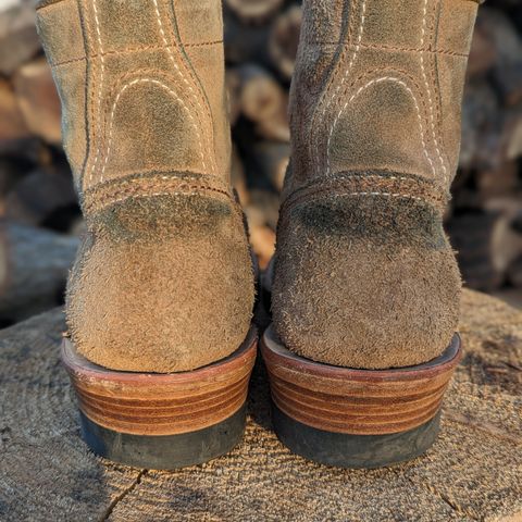 John Lofgren Donkey Puncher Boots in Horween Natural Chromexcel Roughout