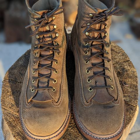 John Lofgren Donkey Puncher Boots in Horween Natural Chromexcel Roughout