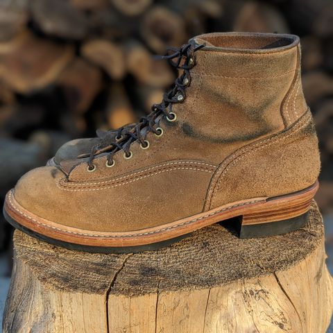 John Lofgren Donkey Puncher Boots in Horween Natural Chromexcel Roughout