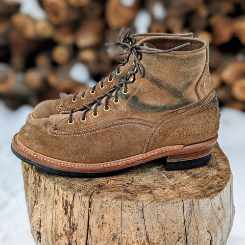 John Lofgren Donkey Puncher Boots in Horween Natural Chromexcel Roughout