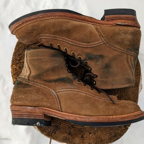 John Lofgren Donkey Puncher Boots in Horween Natural Chromexcel Roughout