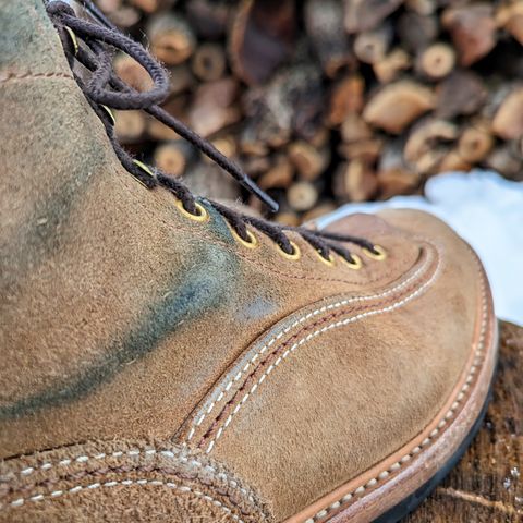 John Lofgren Donkey Puncher Boots in Horween Natural Chromexcel Roughout