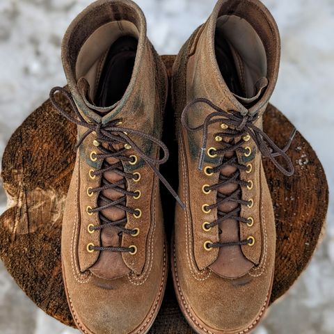 John Lofgren Donkey Puncher Boots in Horween Natural Chromexcel Roughout