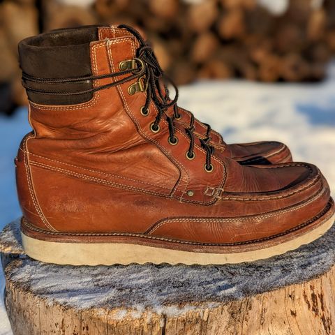 View photo of Grant Stone Field Boot in Badalassi Carlo Saddle Tan Minerva