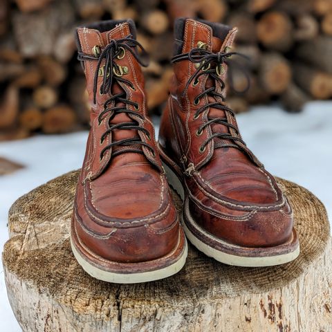 View photo of Grant Stone Field Boot in Badalassi Carlo Saddle Tan Minerva