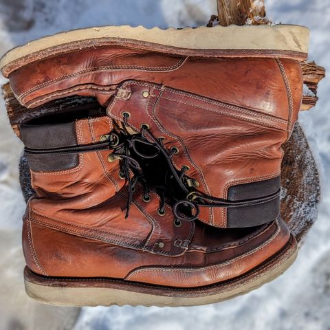 View photo of Grant Stone Field Boot in Badalassi Carlo Saddle Tan Minerva