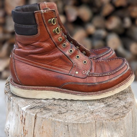 View photo of Grant Stone Field Boot in Badalassi Carlo Saddle Tan Minerva