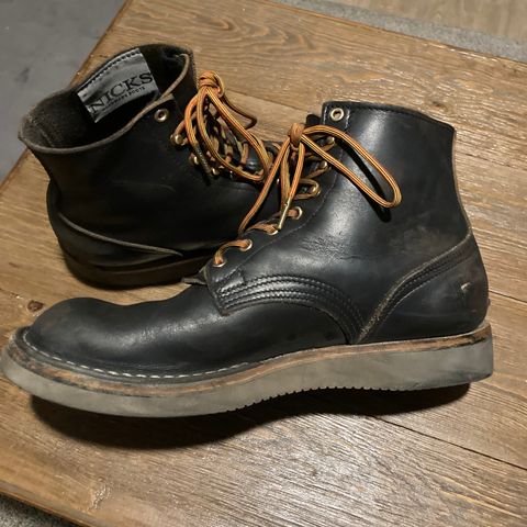 Nicks Free Range in Horween Black Chromexcel