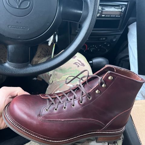 Caswell Carver 2 in Chestnut Oiled Latigo