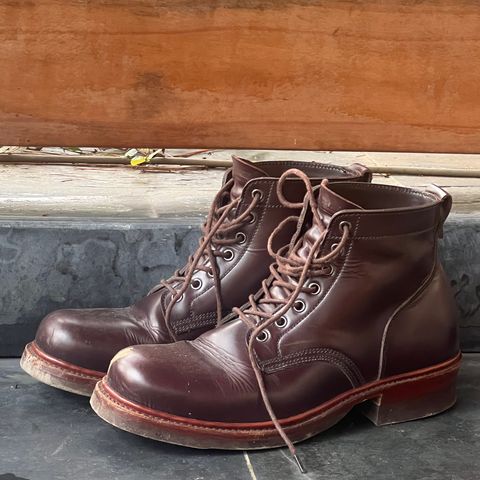 Jakkrabbits Service Boot in Domestic Dark Brown Pull Up